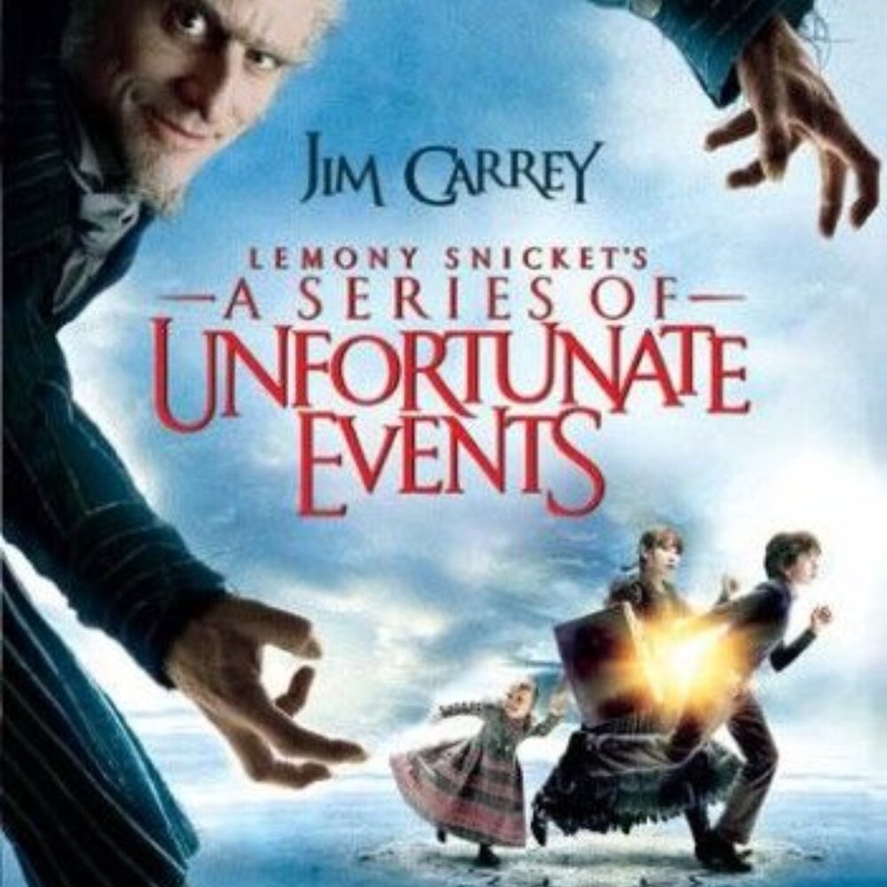 Lemony Snicket A Series Of Unfortunate Events DVD 2004 Jim Carrey Full Screen